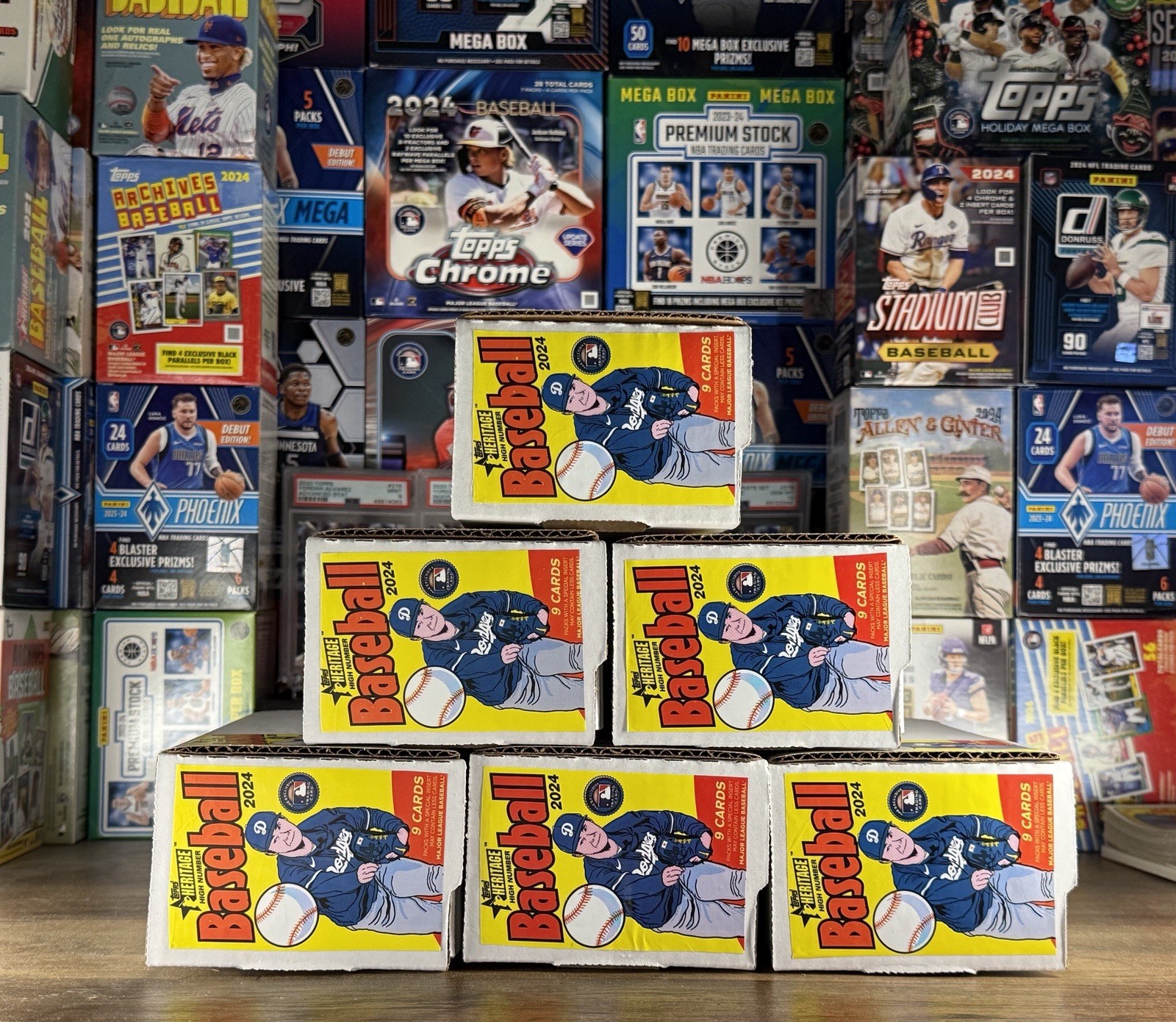 2024 Topps Heritage High Number Base Set: Complete #501-700 Skenes/Chourio RC’s