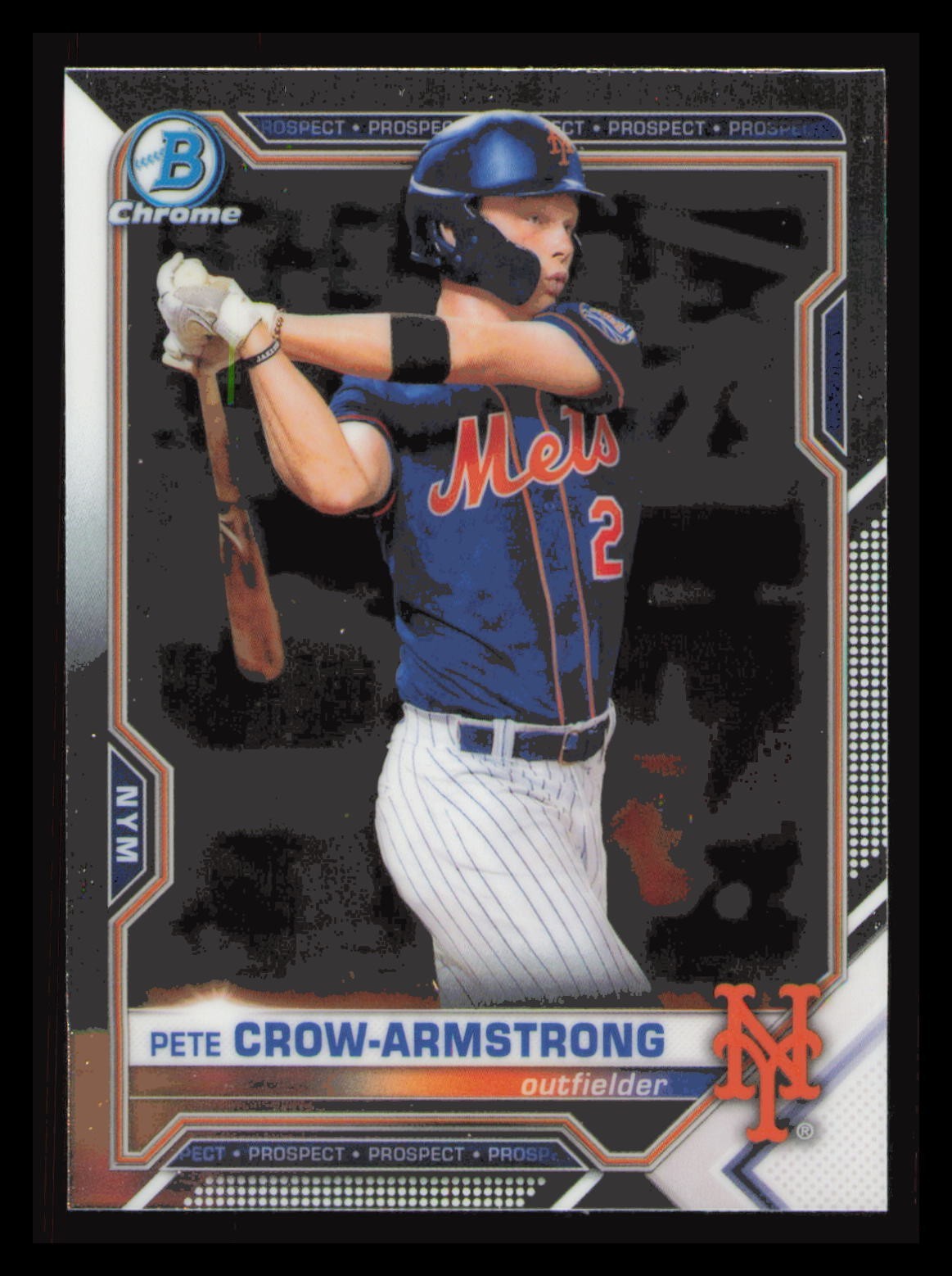 2021 Bowman – Chrome Prospects Pete Crow-Armstrong #BCP-22 QUANTITY