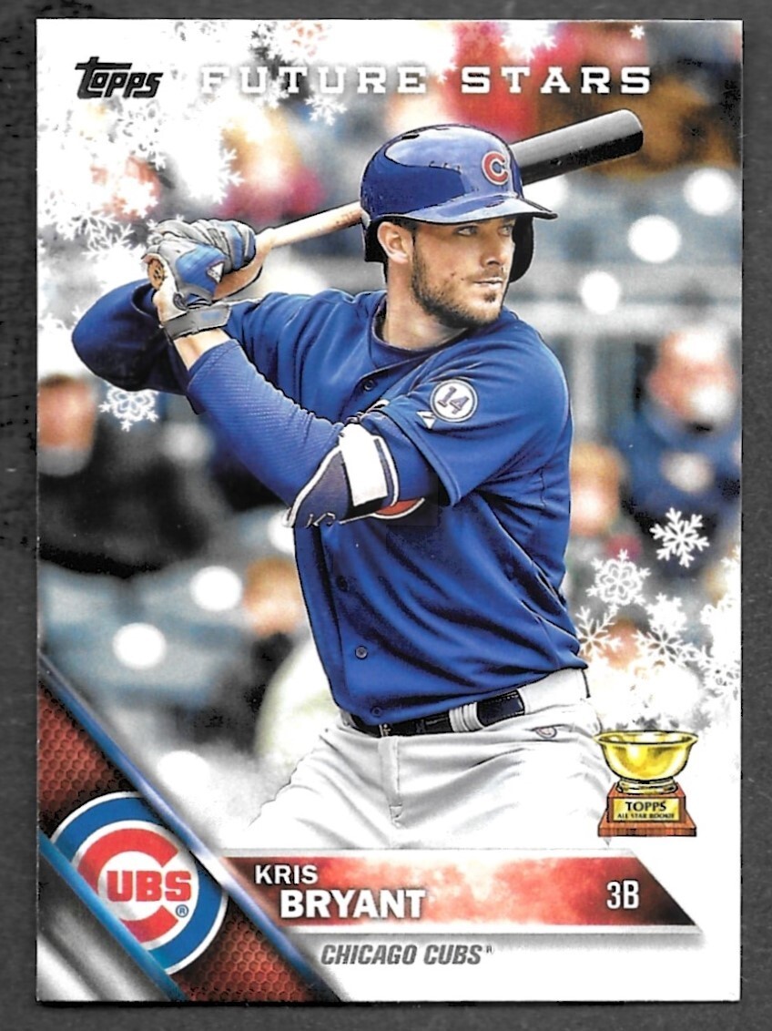 2016 Topps Holiday #HMW58 Kris Bryant – NRMT – All Star Rookie