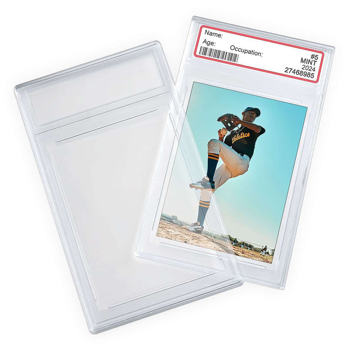 5-20Pcs Empty Graded Card Holder 35PT Slab for Trading Sport Card Protector Case