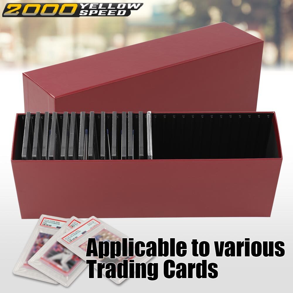 For PSA Certified Slabs Storage Case MTG Pokemon Slotted Graded Card Box