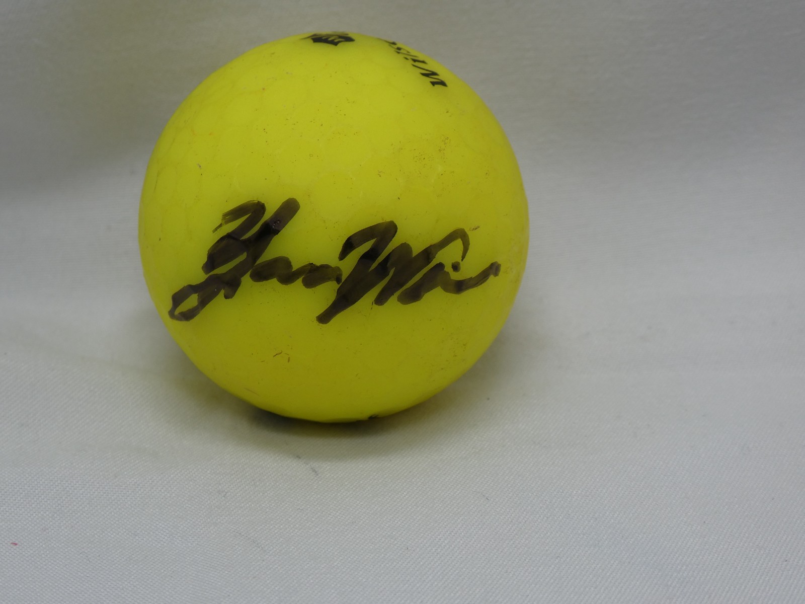 Yana Wilson Hand Signed Used Wilson Staff Golf Ball Signature Autograph LPGA