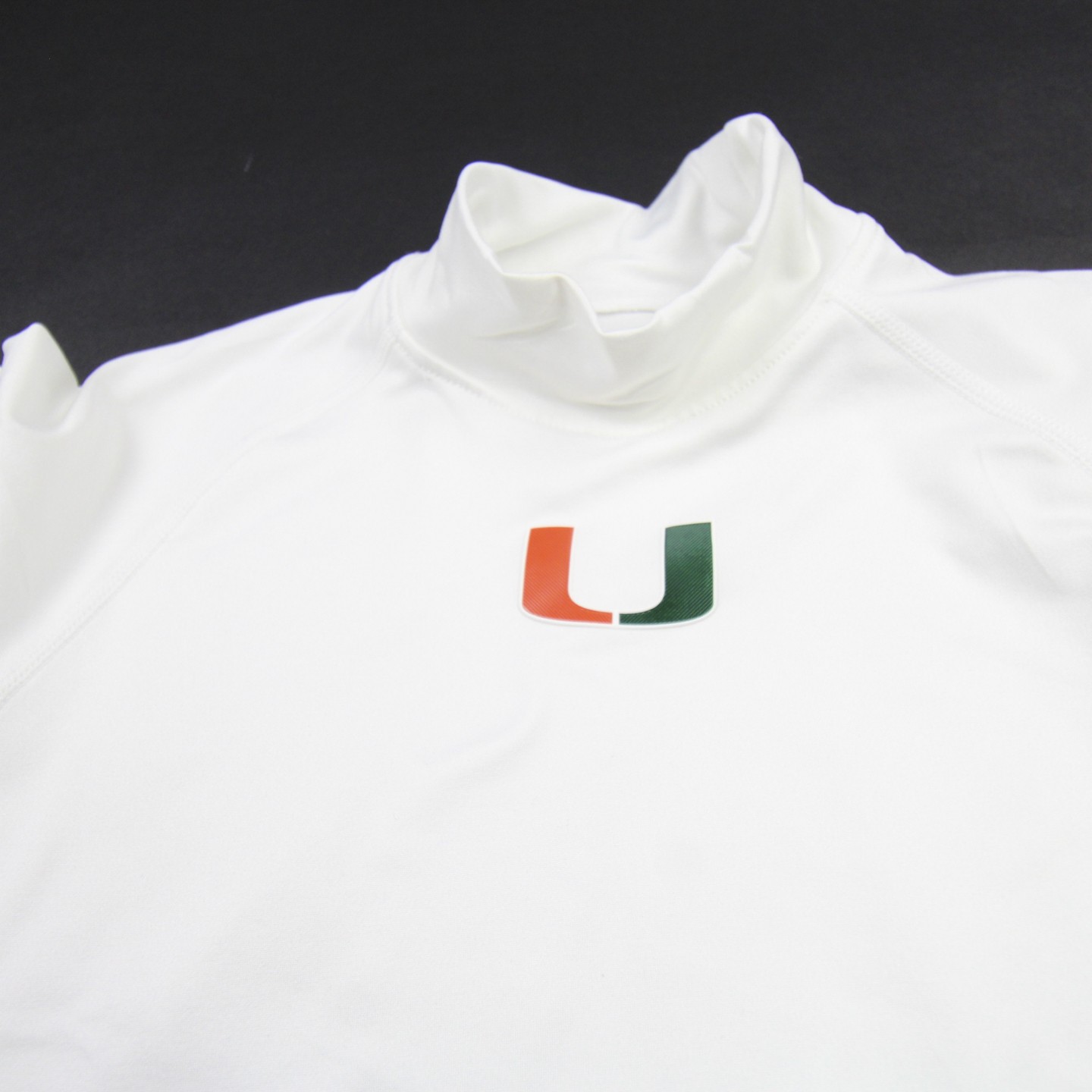 Miami Hurricanes Unbranded Compression Top Women’s White Used S