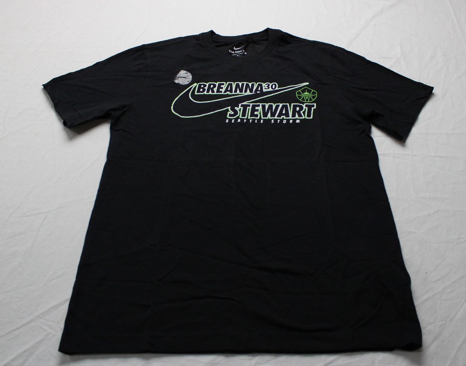 Seattle Storm Unisex Adult’s Nike S/S Breanna Stewart Tee EJ3 Black Medium