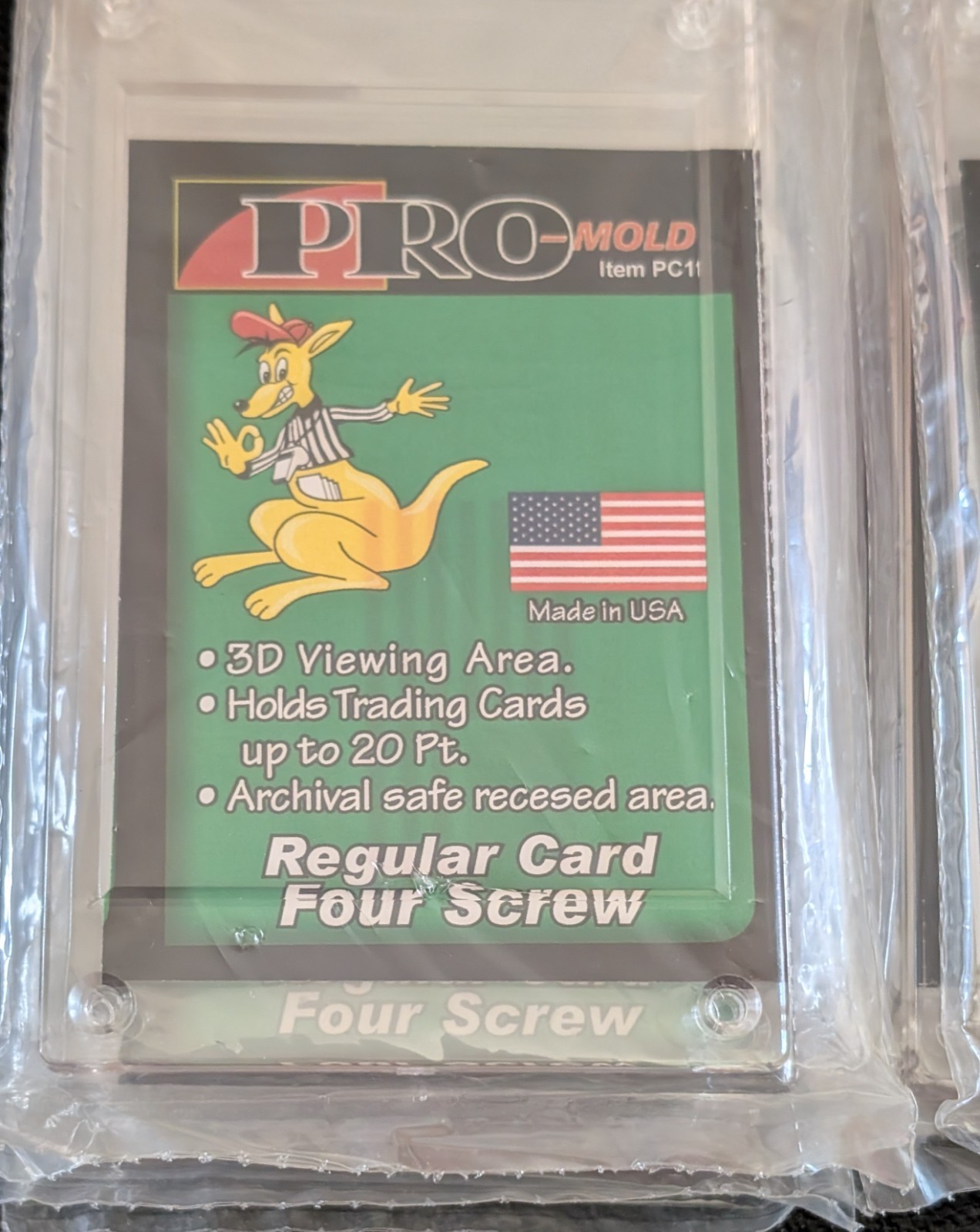 Pro-Mold PC9 Non-Recessed 4 Screw Holder & PC11 4 Screw Card Holder | Lot of 10