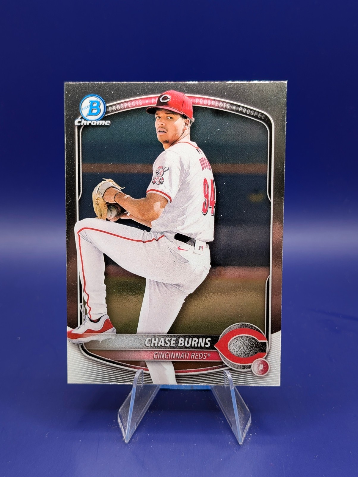2025 Bowman – Chrome Prospects Chase Burns #BCP-122 (RC)