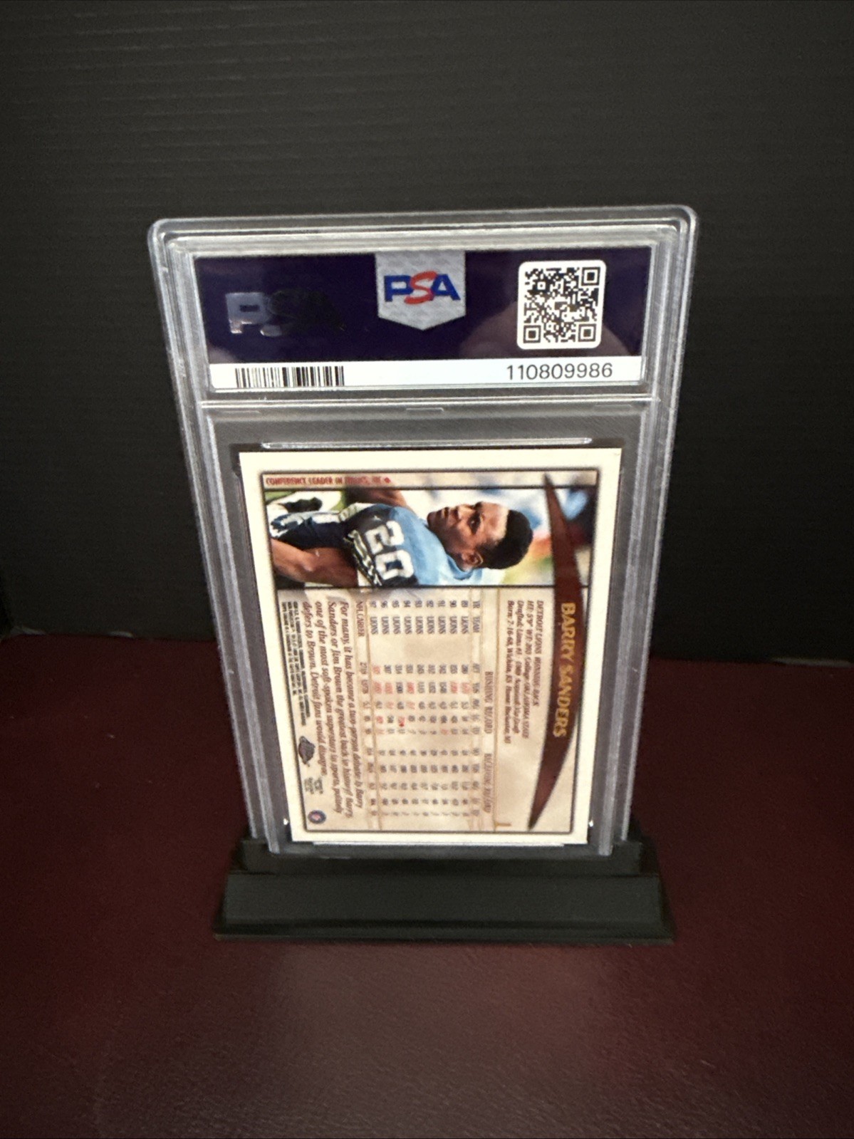Graded Card Stand Holder Display for PSA Slabs, 5-Pack-Black Individual Stand