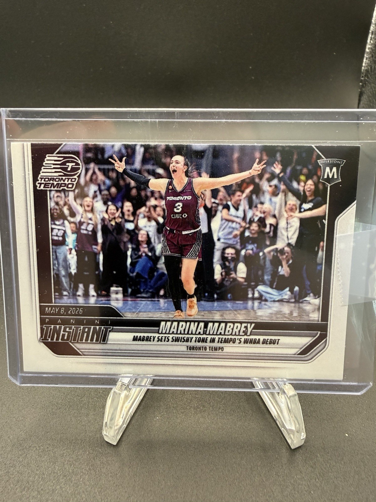 2026 Panini Instant WNBA #33 Marina Mabrey Toronto Tempo 1st Game Debut /191