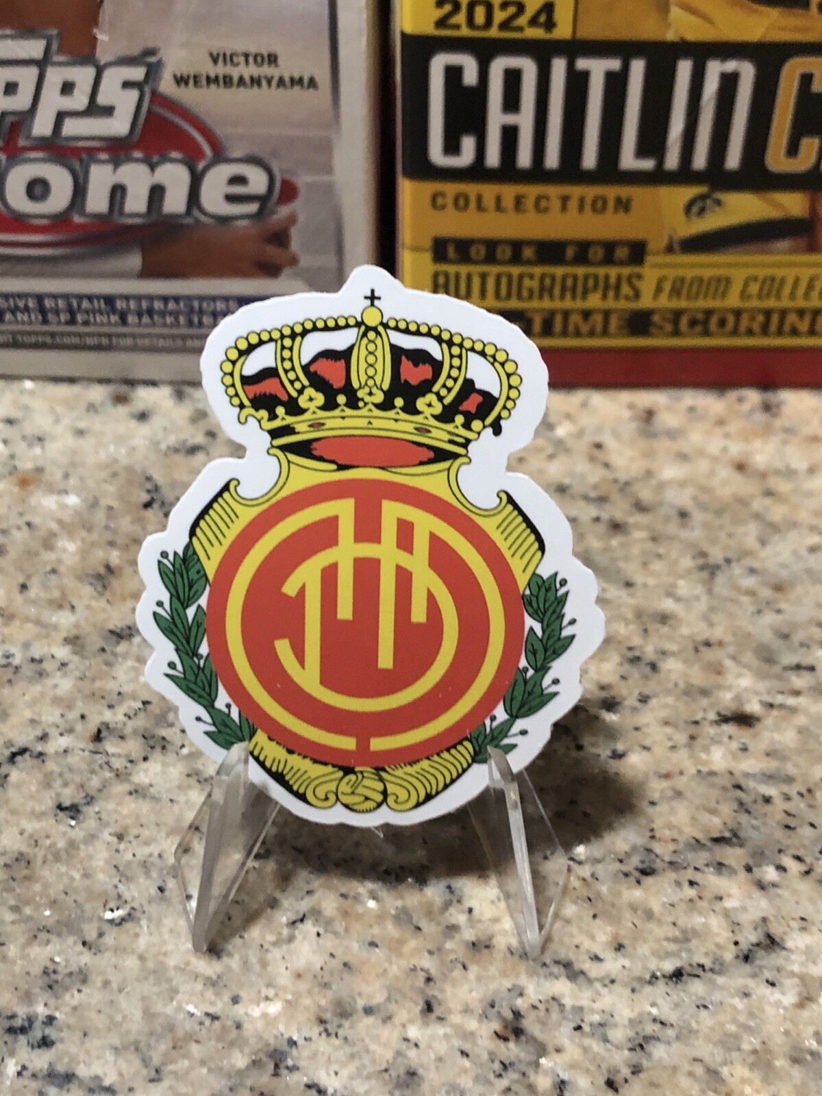 RCD Mallorca Soccer Logo 2.5in Prem Decal Sticker Real Club Deportivo Mallorca