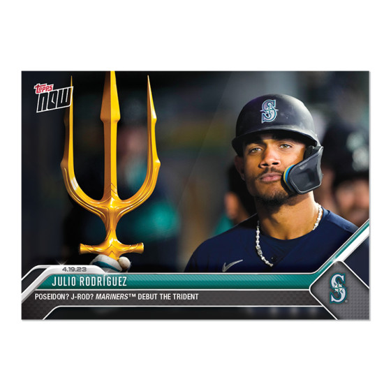 Julio Rodriguez Seattle Mariners Trident Debut HR 2023 Topps NOW #151 – QTY