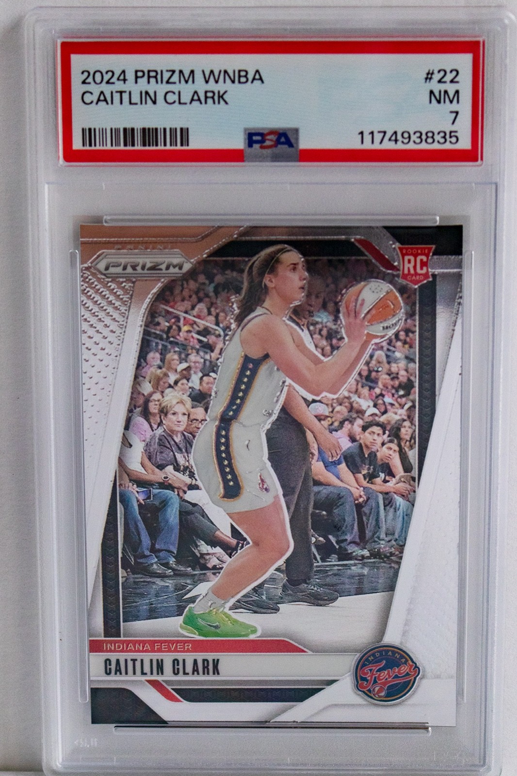 2024 Prizm WNBA #22 Caitlin Clark Rookie PSA 7 NM