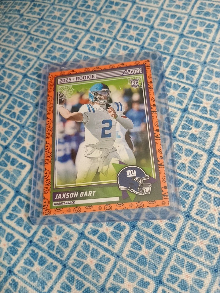 2025 Score A Treat Halloween #35 Jaxson Dart (RC) – New York Giants