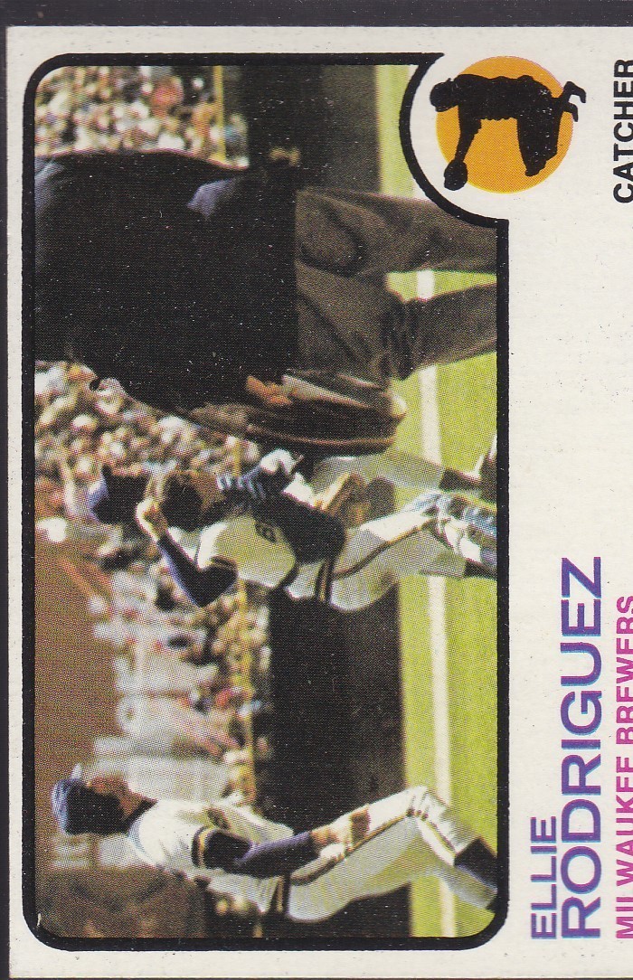 1973 TOPPS BASEBALL ELLIE RODRIGUEZ #45 BREWERS EX+/EXMT *55525