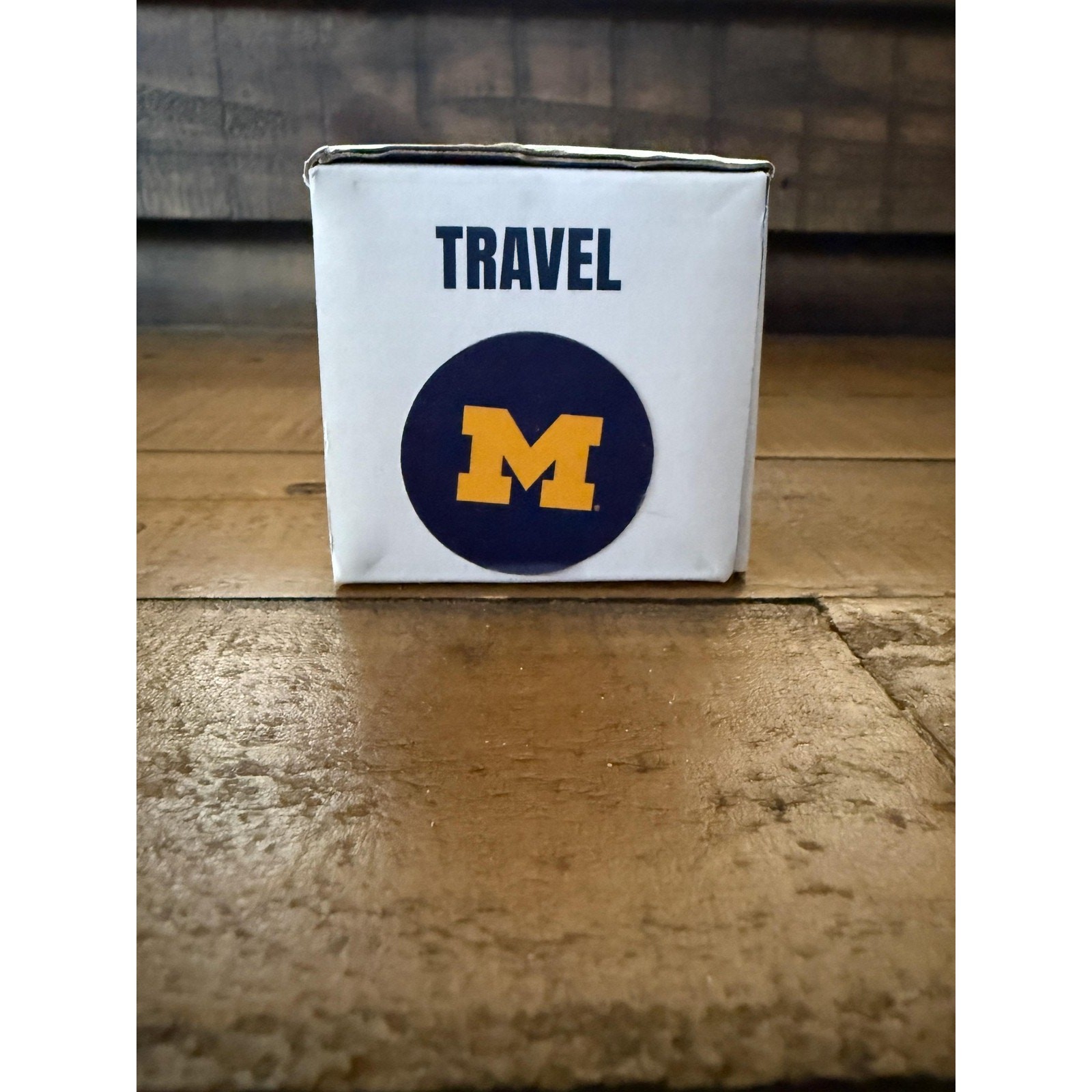 Michigan Wolverines Umbrella Travel Compact Blue NCAA Football Weatherman