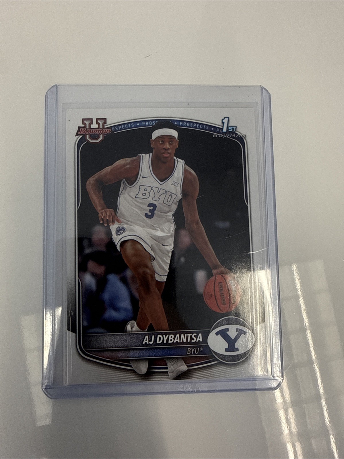 2025-26 Topps Bowman – AJ Dybantsa – Base (Paper) – #BPP-1 1st – BYU Cougars