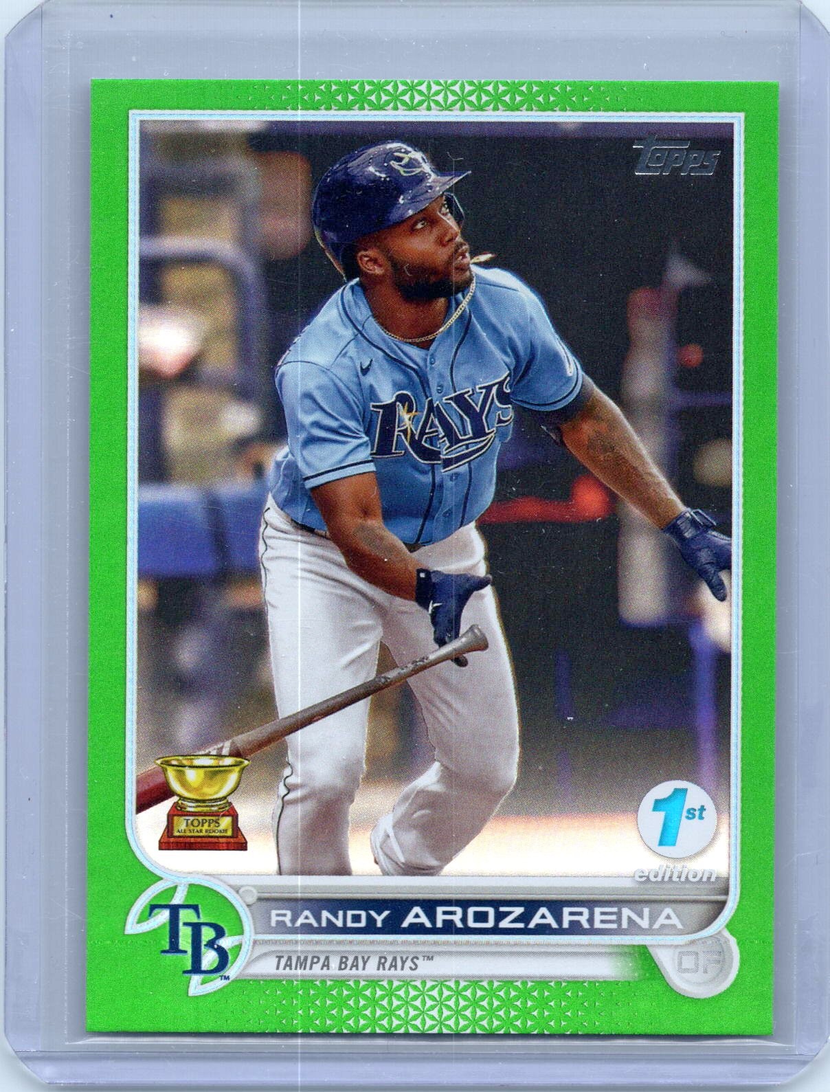 2022 Topps 1st Edition #196 Randy Arozarena Green Foil #/150