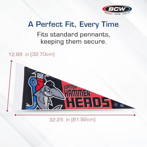 BCW 20 Pennant Top Loaders