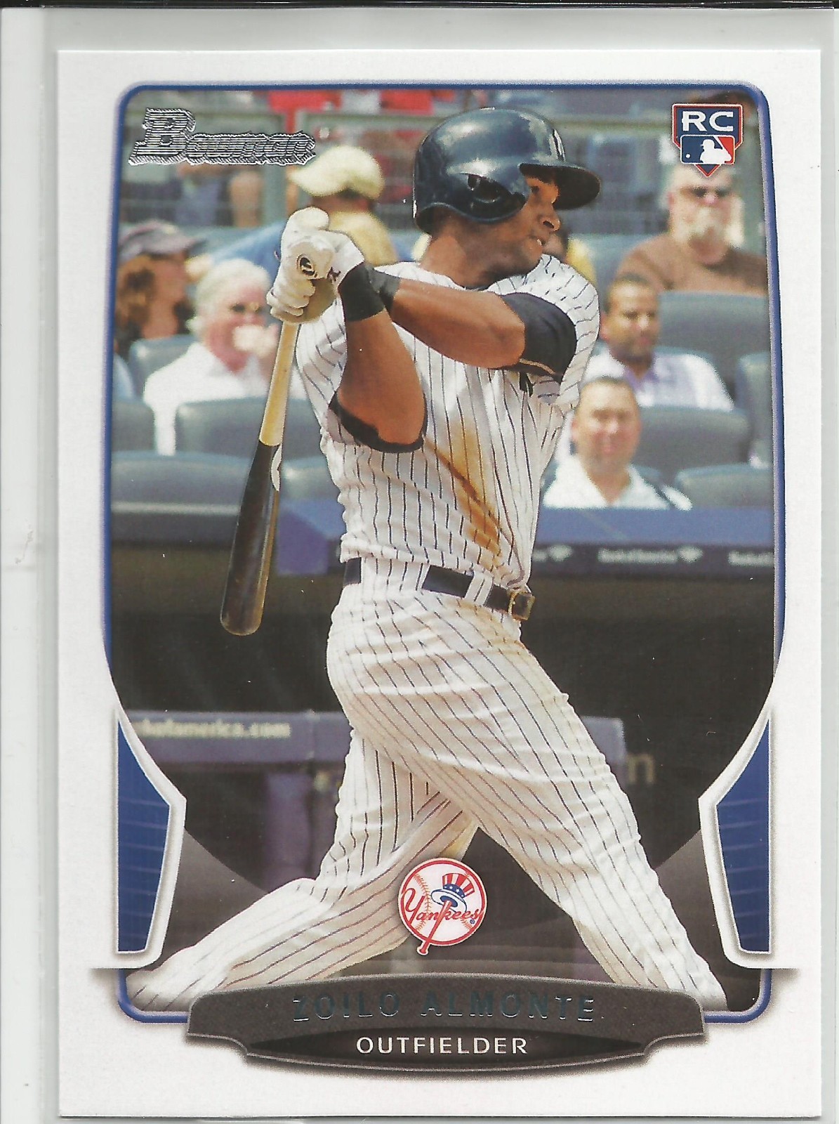 Zoilo Almonte Atlanta Braves 2013 Bowman Draft Rookie Card