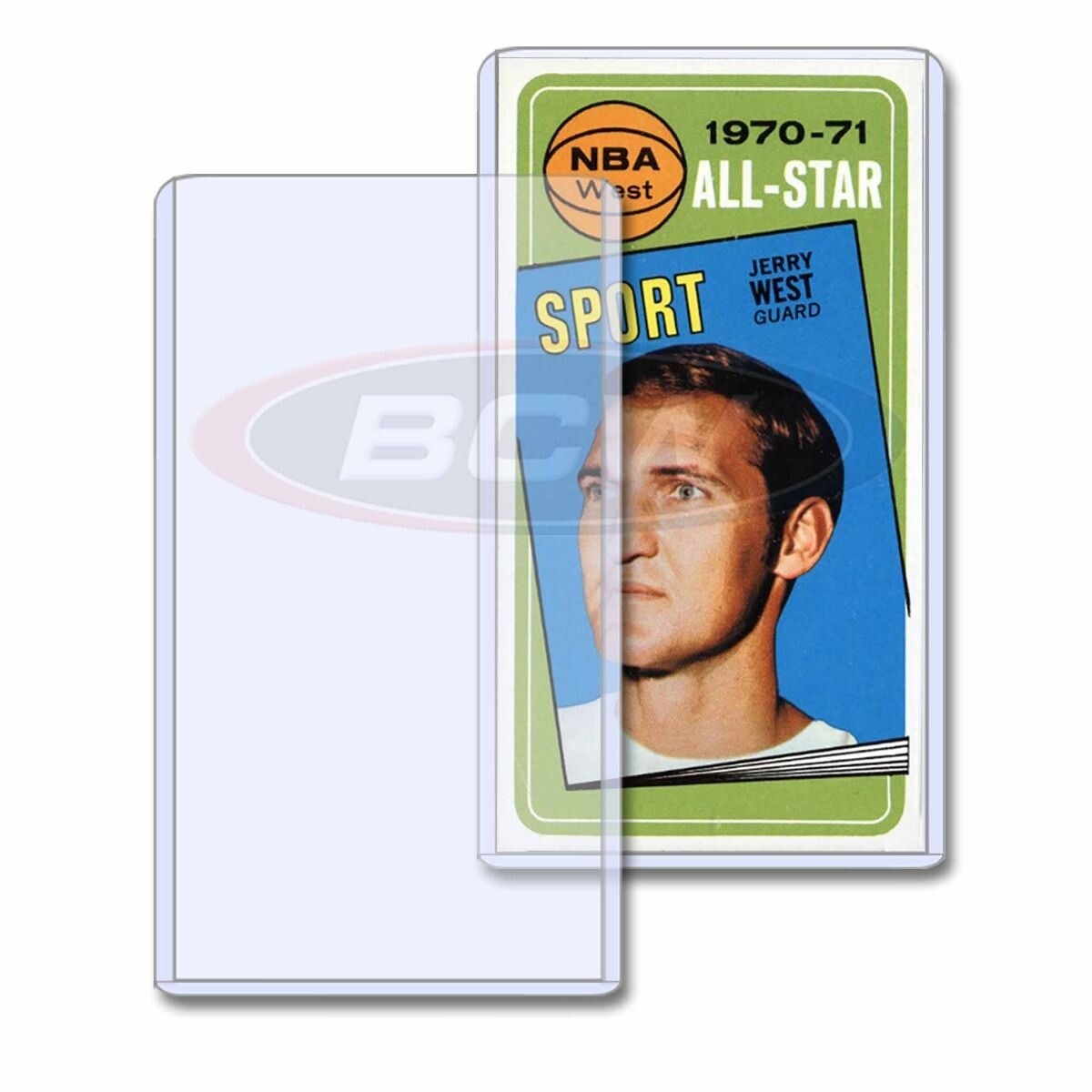 25 BCW Topload Rigid Clear Plastic Holders Tall Trading Cards 3×5 New Pack of 25