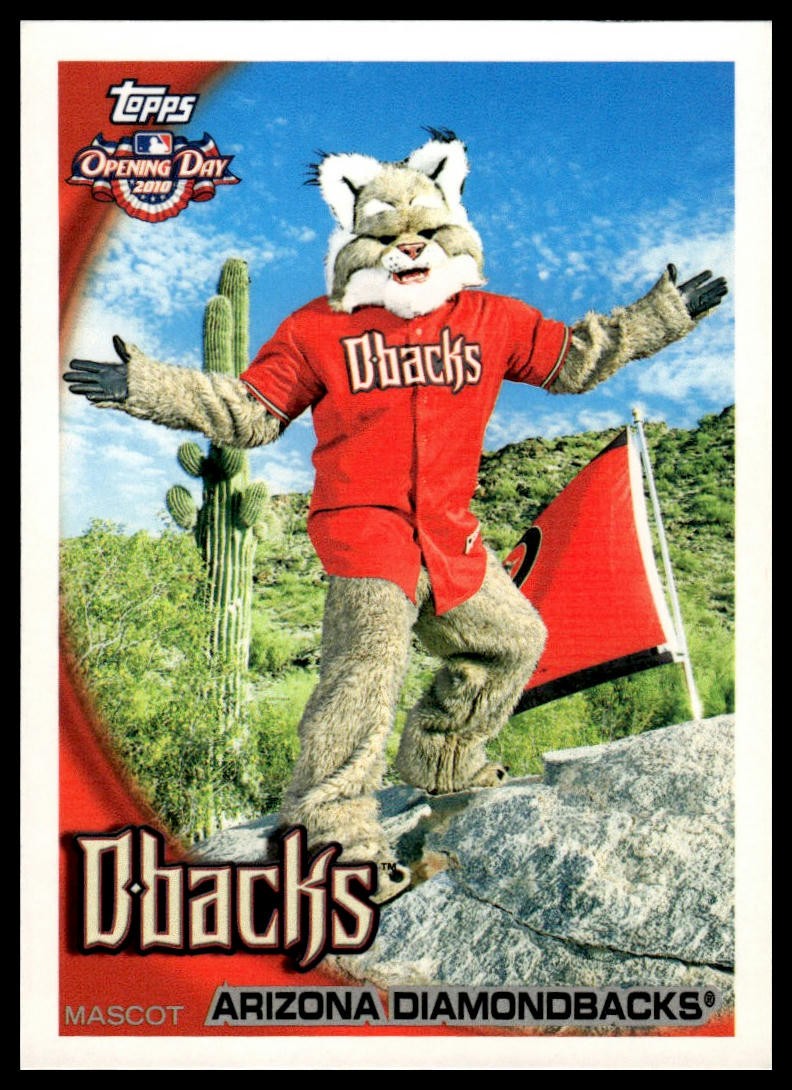 2010 Topps Opening Day #M1 Baxter the Bobcat Mascots