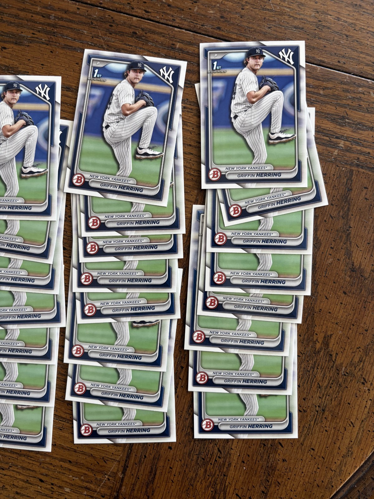 30x 2024 Bowman Draft Griffin Herring 1st Bowman Prospects Lot BD-173 Yankees