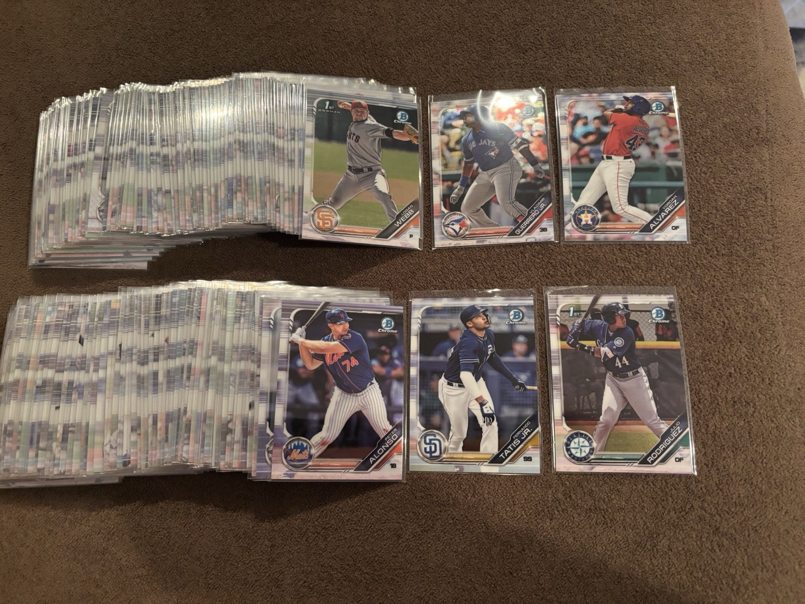 2019 Bowman Prospects Complete Set #BCP 1-150 (J ROD 1st)