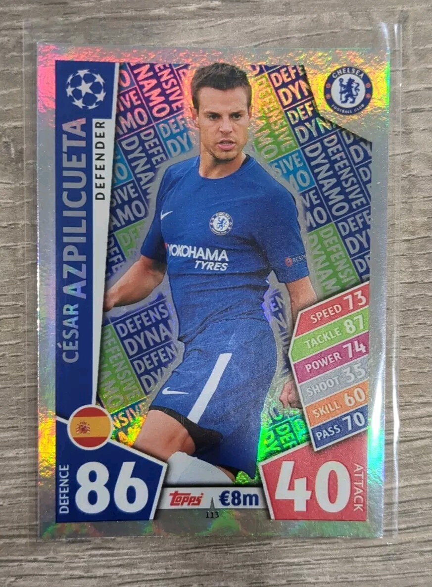 2017-18 Topps Match Attax UEFA Champions League #113 César Azpilicueta