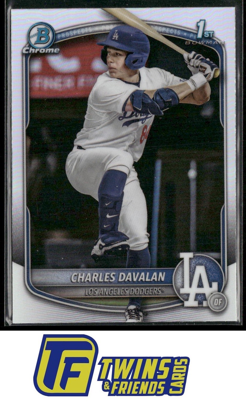 2025 Bowman Draft #BDC-96 Charles Davalan Chrome Refractor