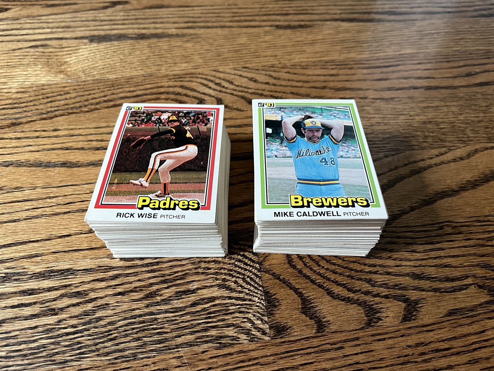 1981 Donruss Baseball Commons, Rookies, Stars – Complete Your Set #1 – #250