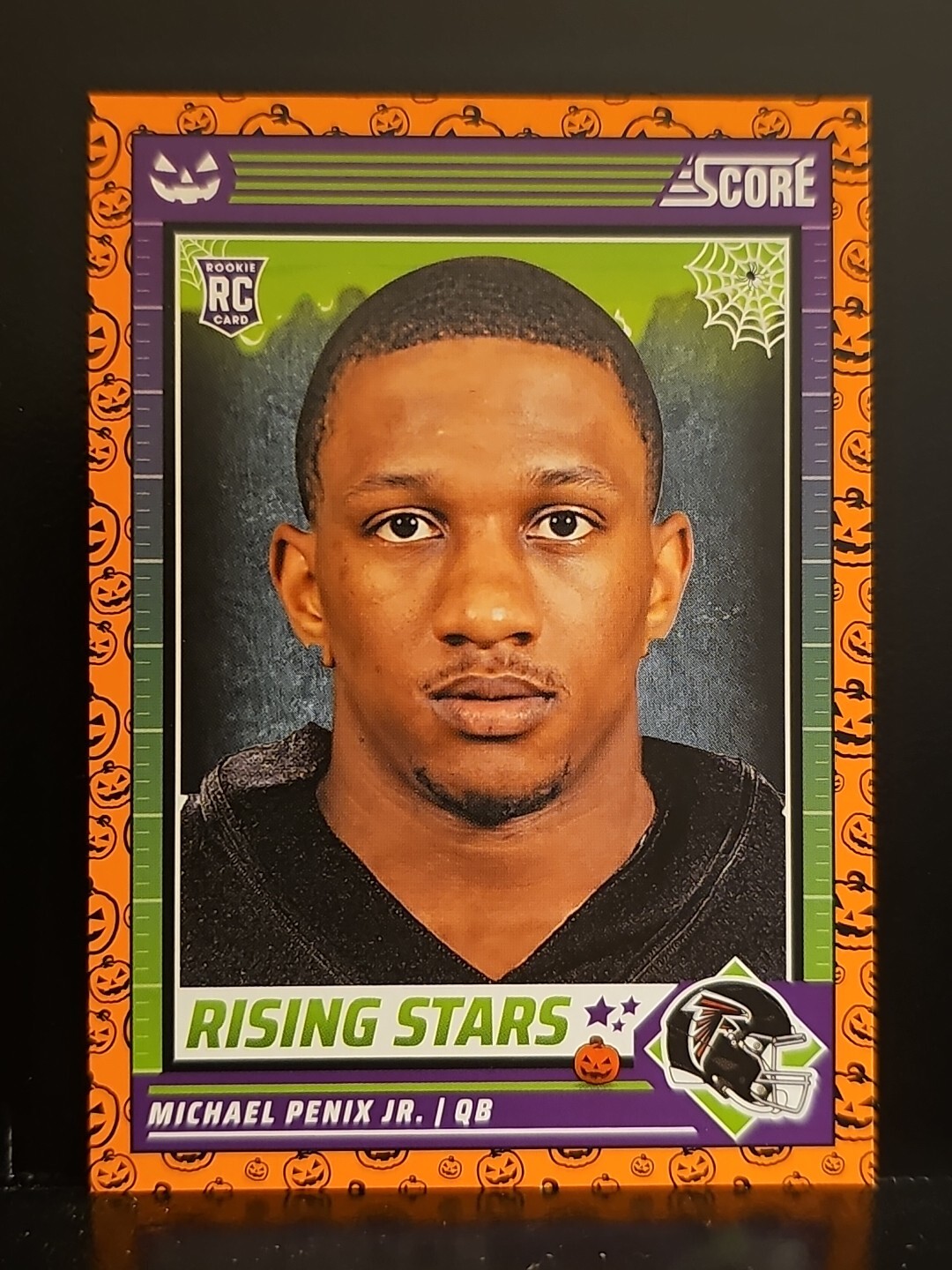 2024 Score Orange Pumpkin #39 Michael Penix Jr RC FALCONS