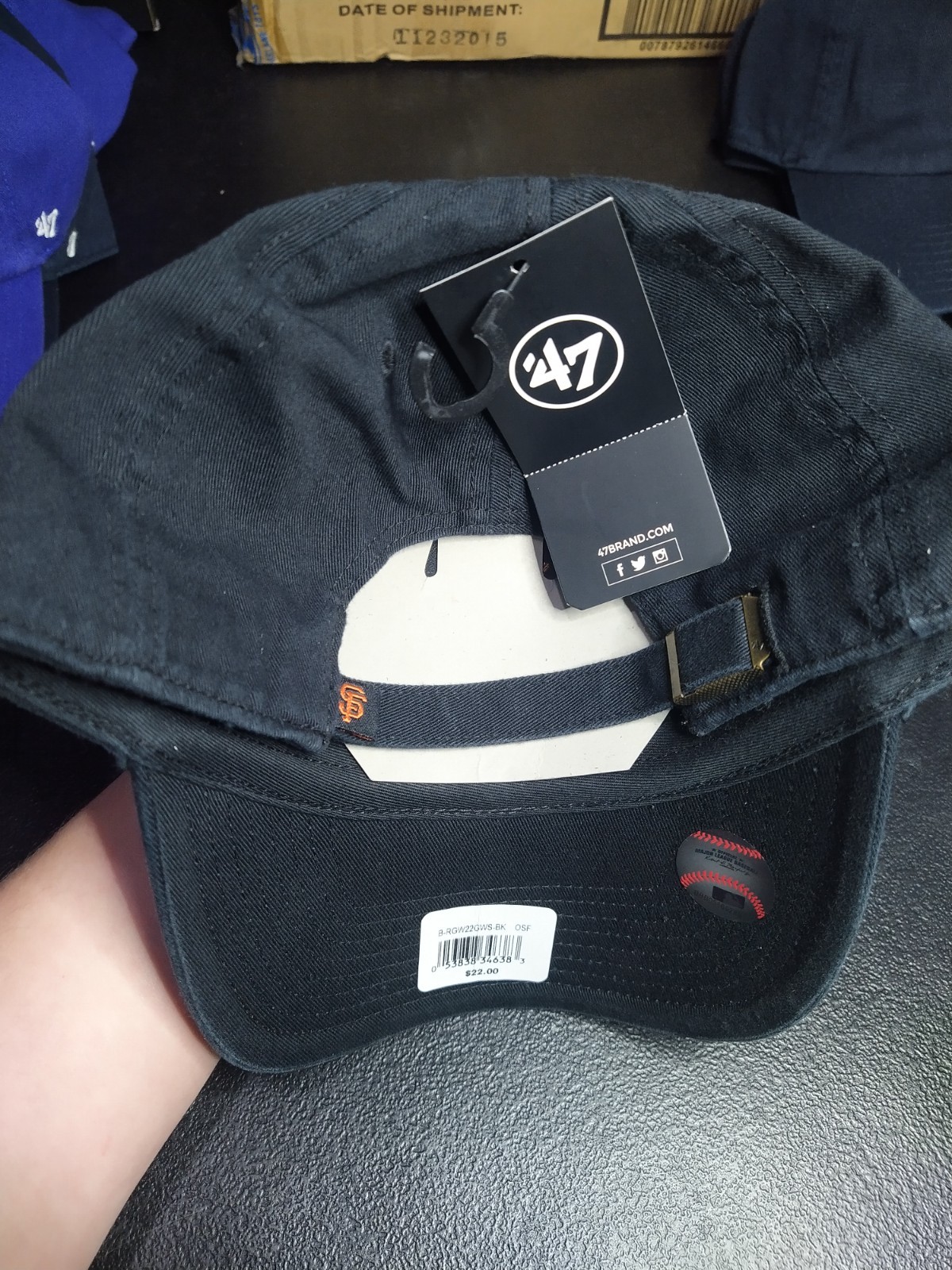 MLB Baseball ’47 Brand Clean Up Adjustable Hat One Size