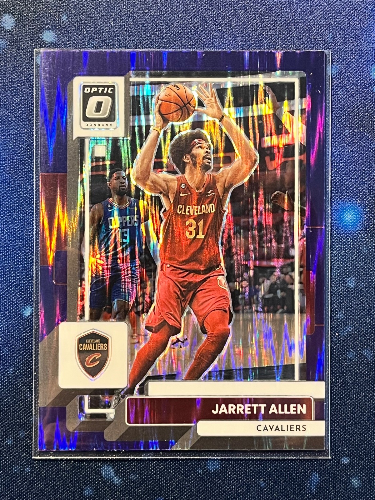 2022-23 Donruss Optic Purple Shock Parallel #76 Jarrett Allen