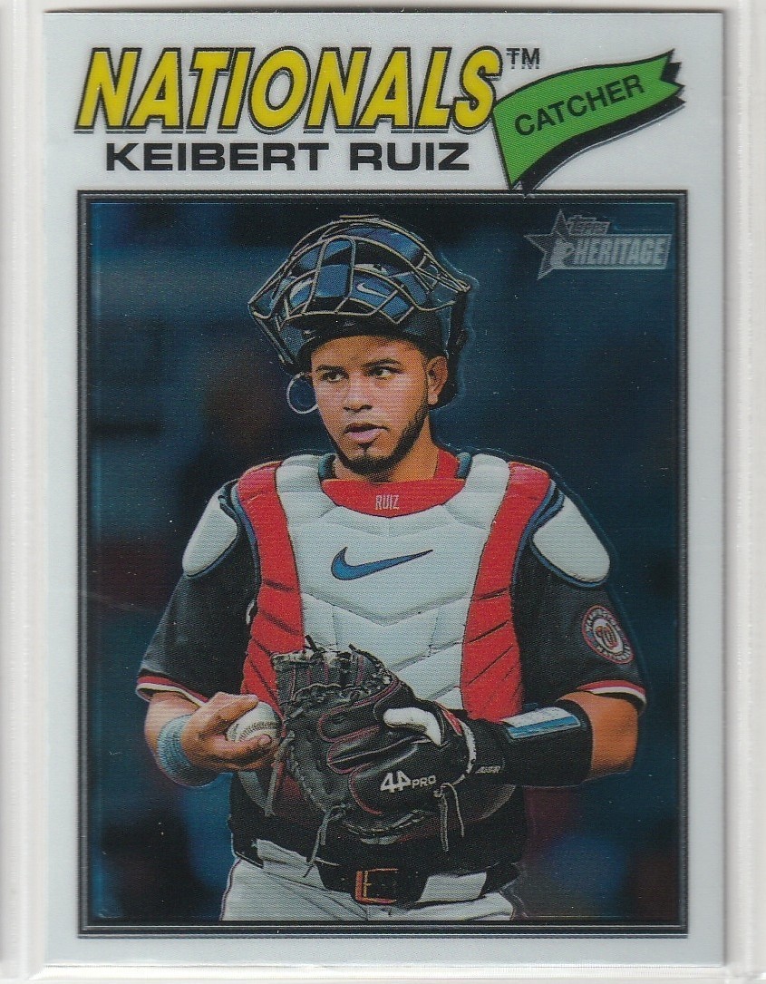 2026 Topps Heritage KEIBERT RUIZ Washington Nationals SP CHROME Parallel #201