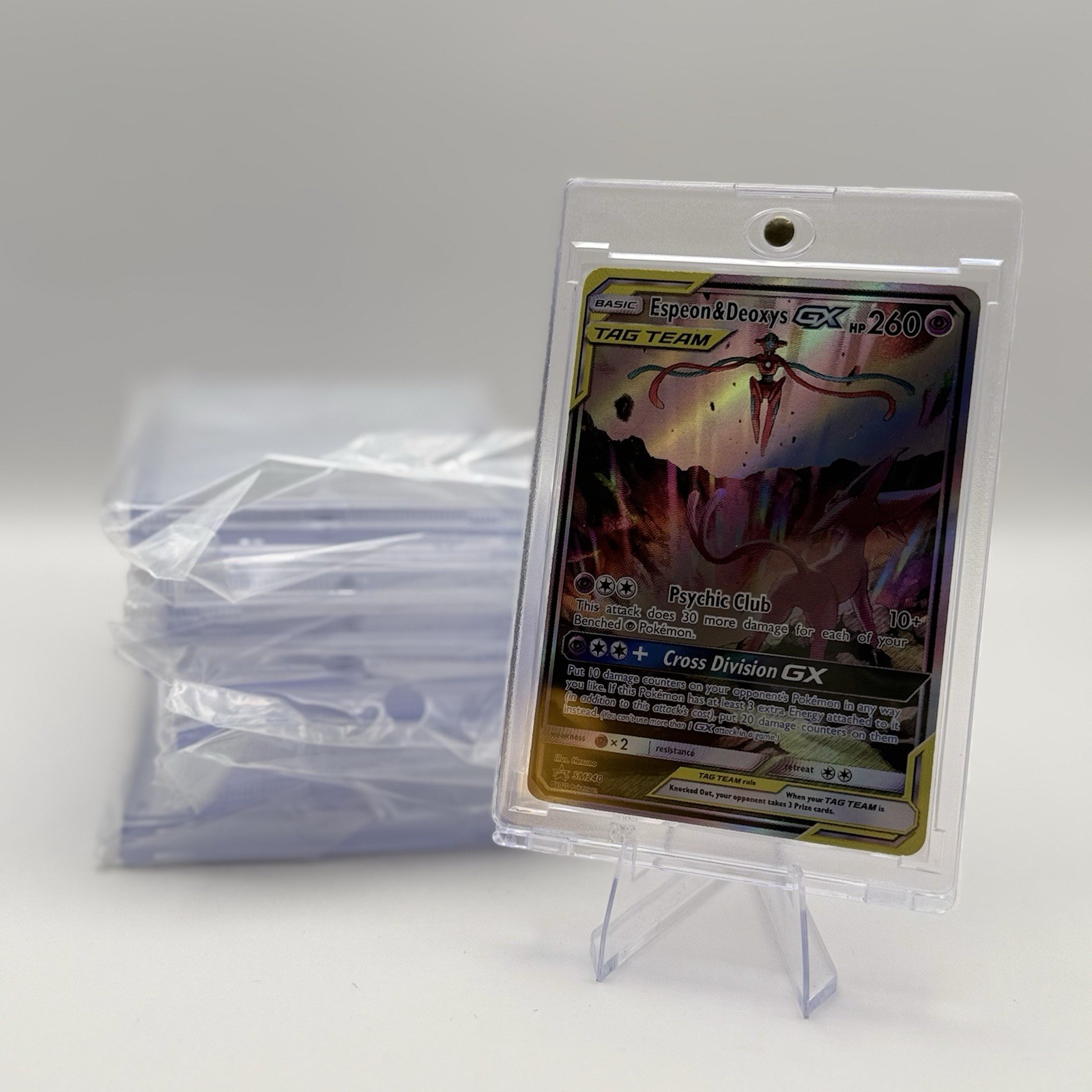 One-Touch Magnetic 55pt Trading Card Holder Sports Card Holder