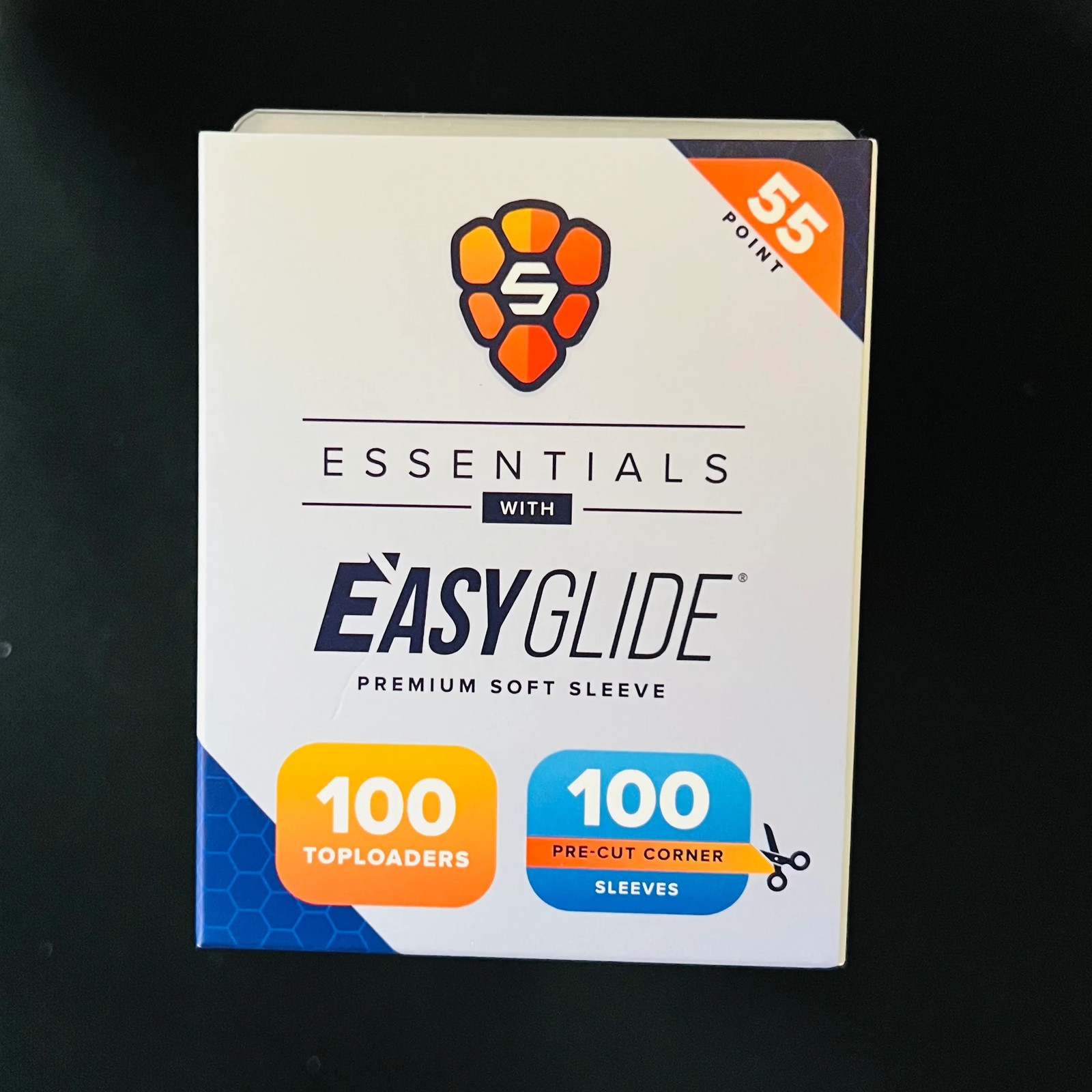 3″x4″ Toploader 55PT Clear Essentials + Easy Glide Combo Pack