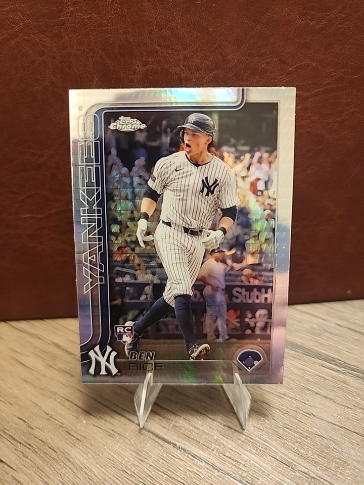 2025 Topps Chrome – Ben Rice #139 Prism Refractor (RC)