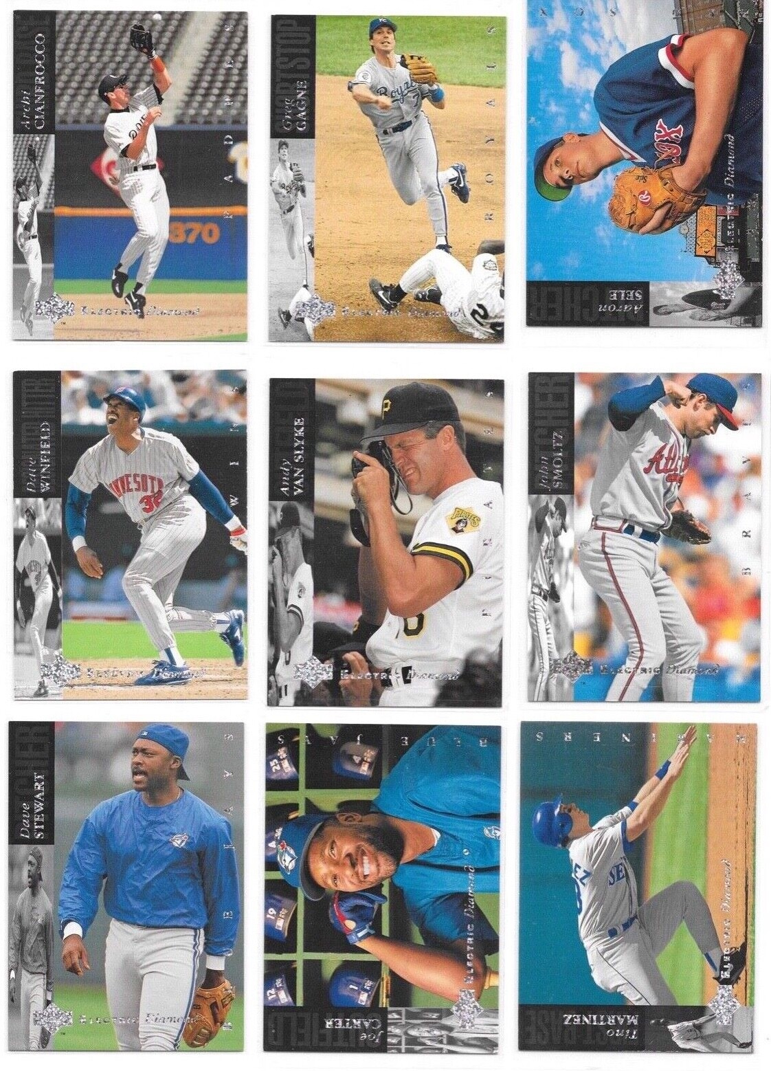 1994 Upper Deck Electric Diamond Baseball Trading Cards Choose #s 15-550 / bx
