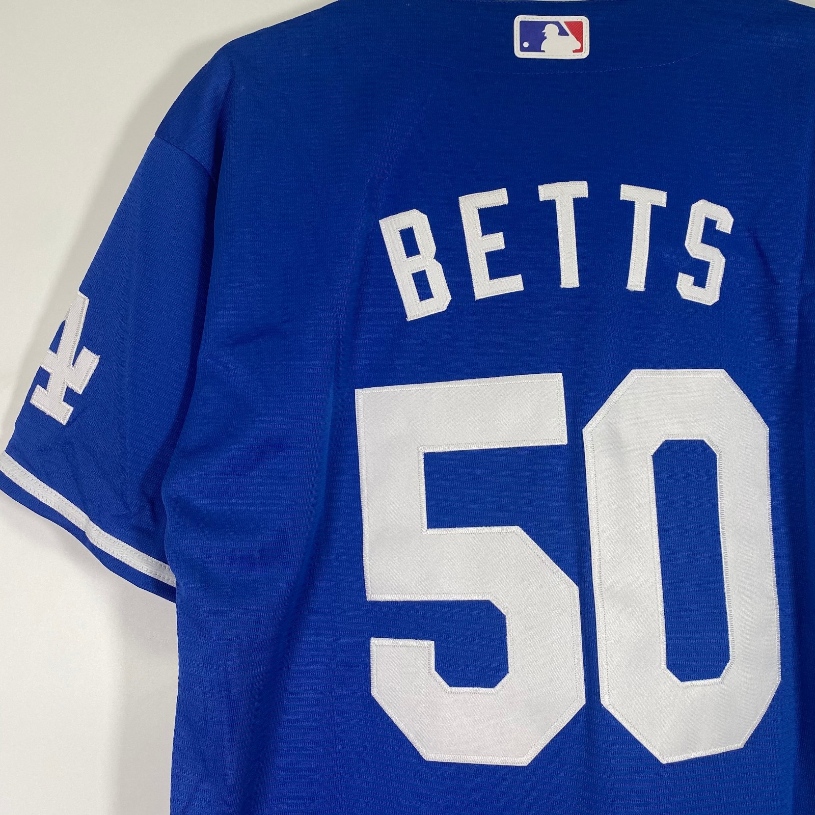 Mookie Betts #50 Blue Embroidered Baseball Jersey S/M/L/XL/2XL/3XL