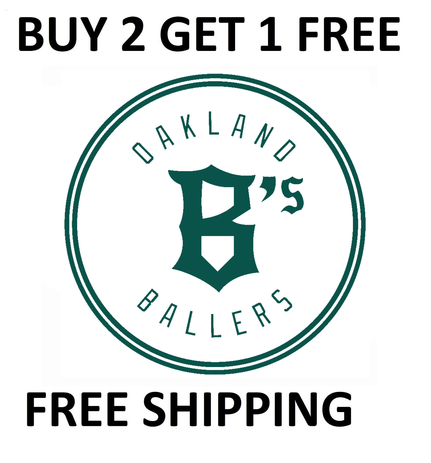 Oakland Ballers Baseball Vinyl Die Cut Car Decal – FREE SHIPPING