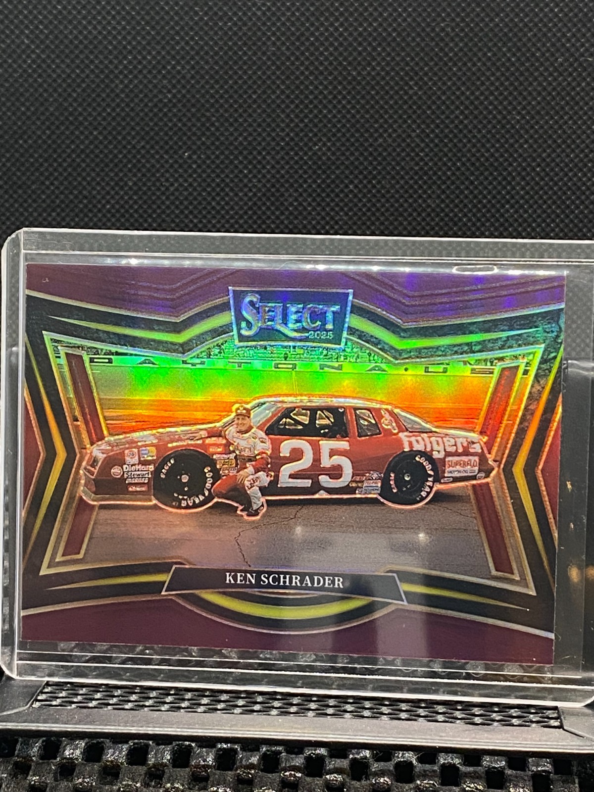 Ken Schrader 2025 Select Racing Maroon Prizm #17/125 #129 Pit Road