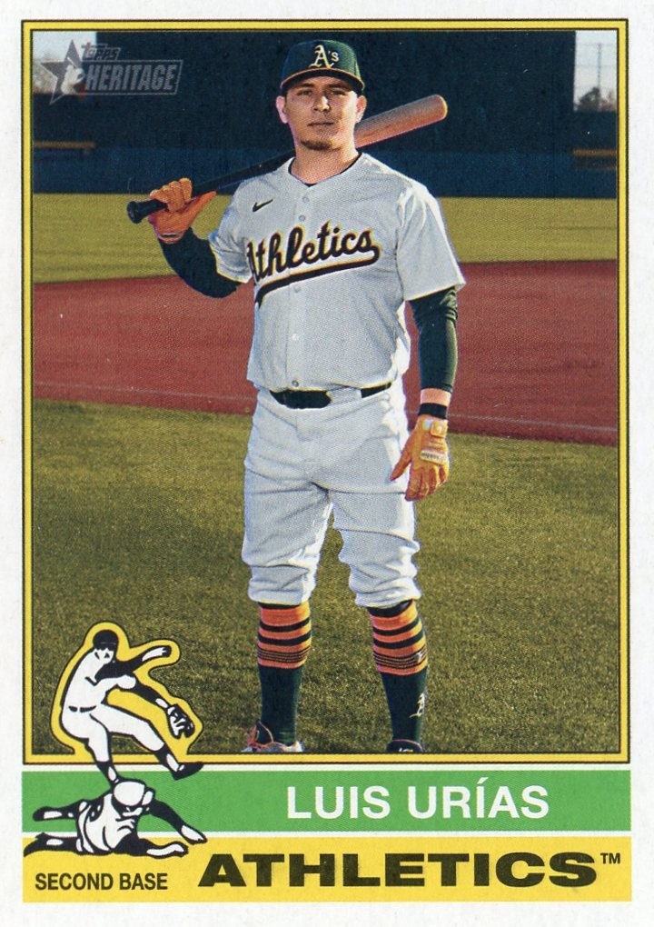 2025 Heritage High Number ATHLETICS BASE #501-700 Team Set (8 cards)
