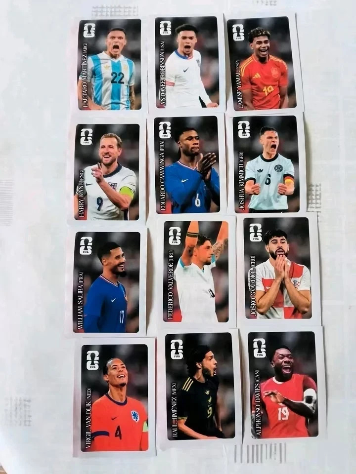 CC1-CC12 Coca-Cola EUROPE sticker set Panini World Cup 2026 Mexico Canada USA