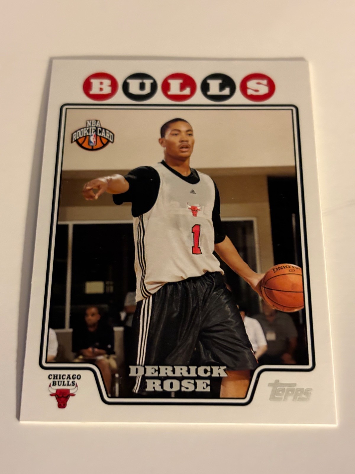 DERRICK ROSE 08/09 TOPPS ROOKIE CARD RC #196