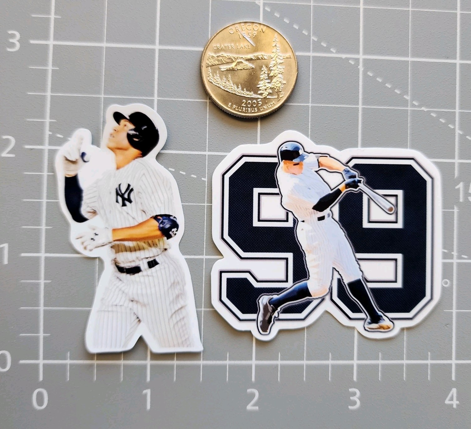Aaron Judge ~ 2″ Stickers – New York Yankees Baseball NY – MLB ~ The Judge