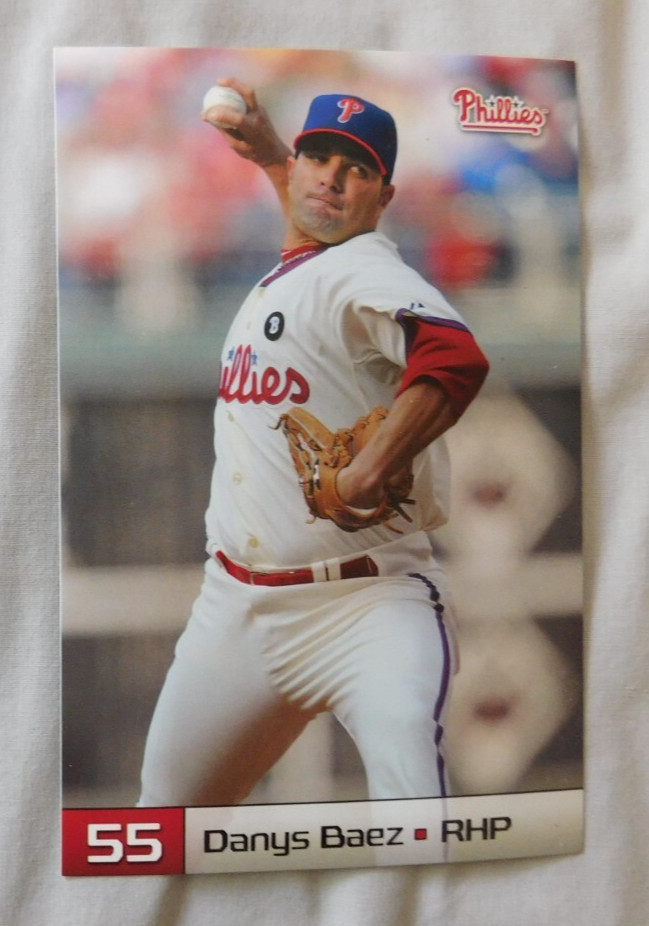 2011 Philadelphia Phillies Photocards (2nd Edition) 4×6 Baseball Card Pick one