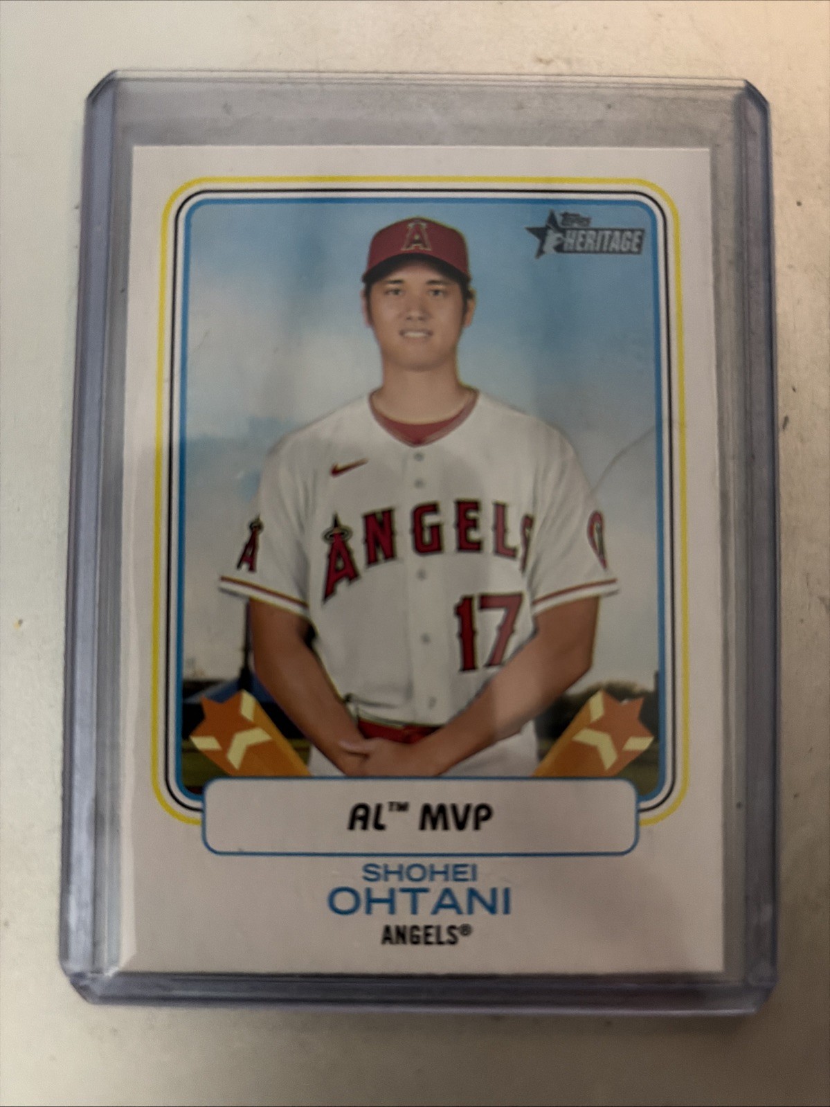 2022 Topps Heritage High Number – Award Winners Shohei Ohtani #AW-1