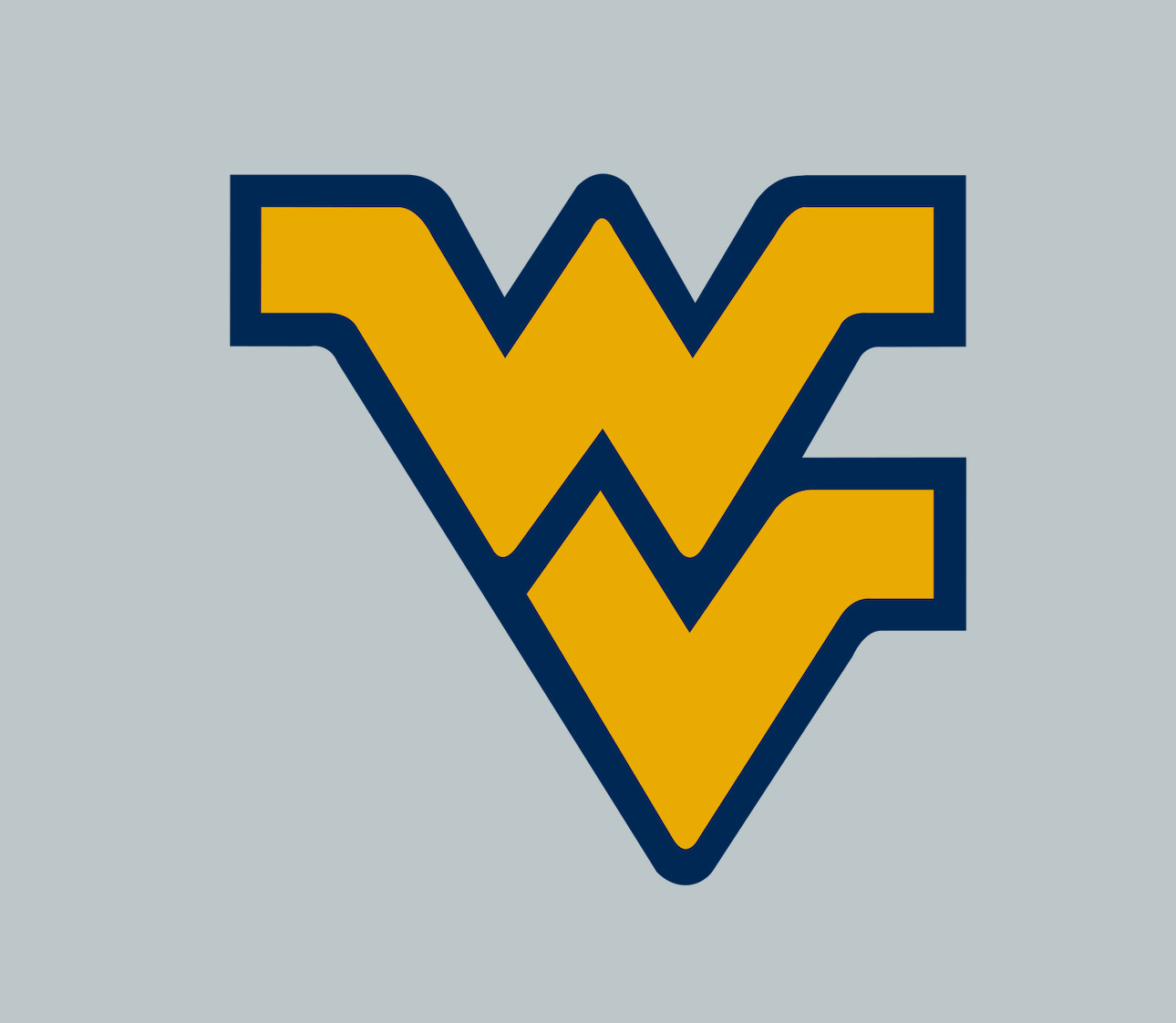 Sticker – West Virginia Mountaineers Logo – Die Cut Laminated Vinyl Decal