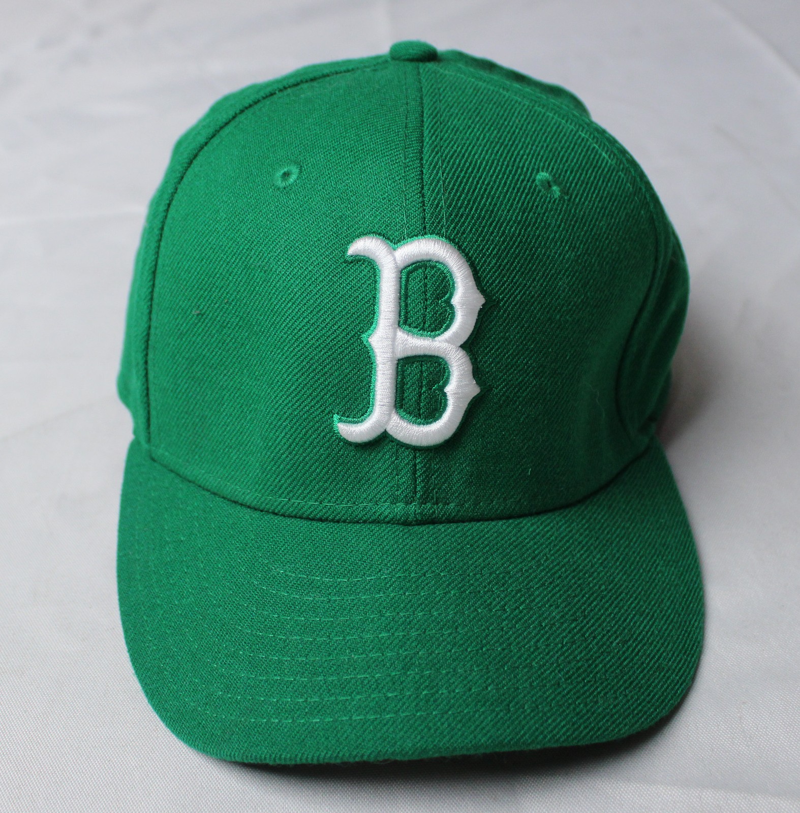 Boston Red Sox Unisex Adult’s New Era 59Fifty Baseball Cap WR4 Green Size 7 3/4