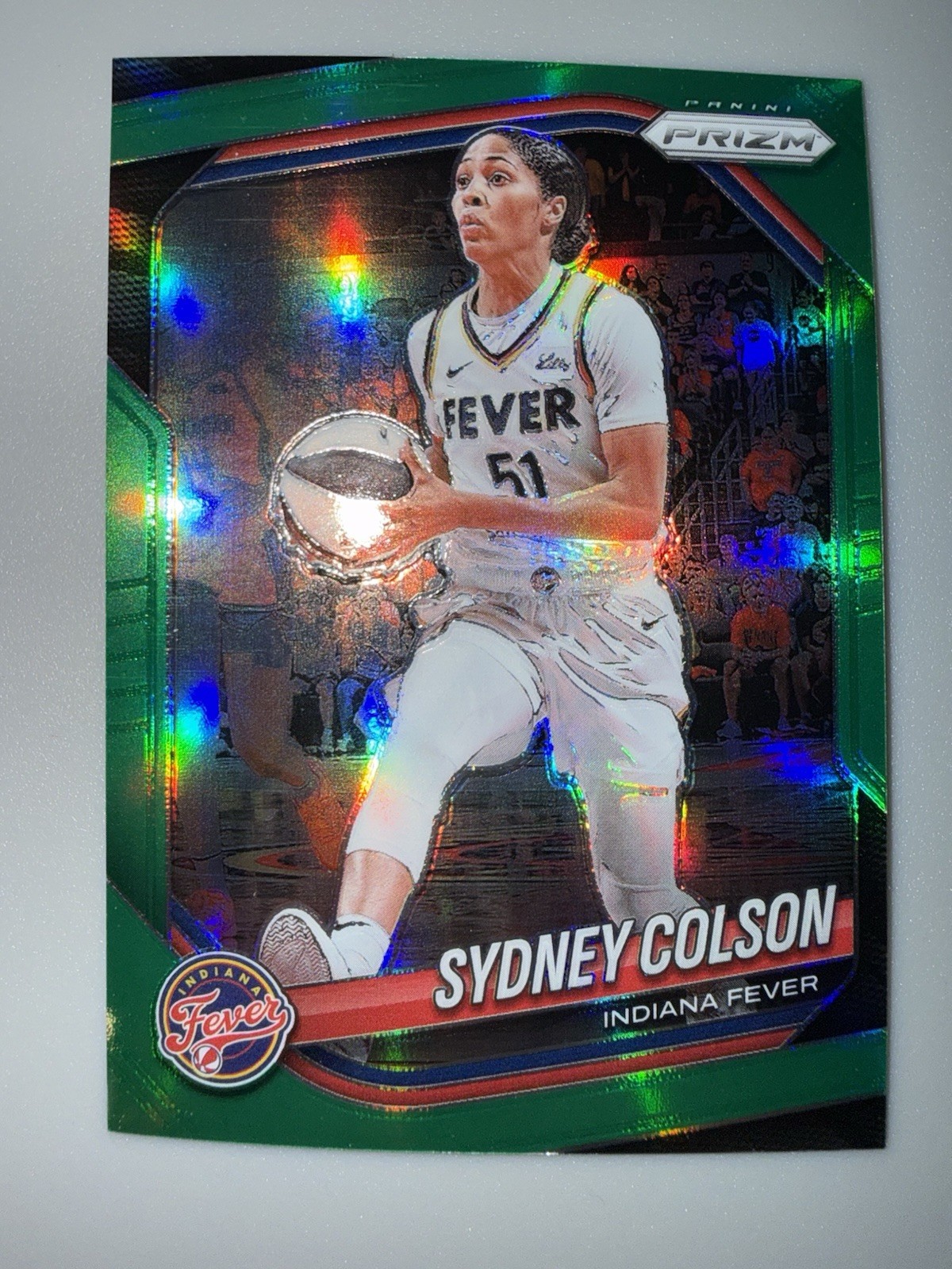 #1 Sydney Colson 2025 Panini Prizm WNBA Green Prizm