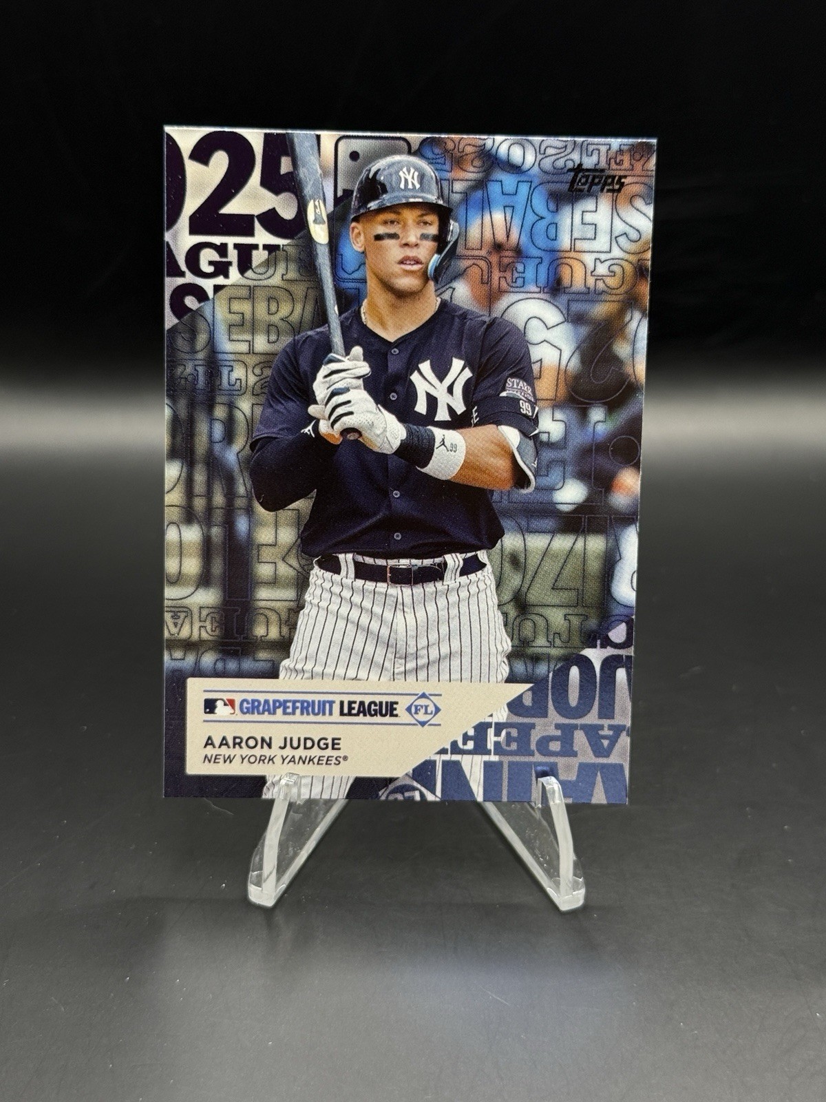 2025 Topps #TG-2 Aaron Judge Training Grounds New York Yankees